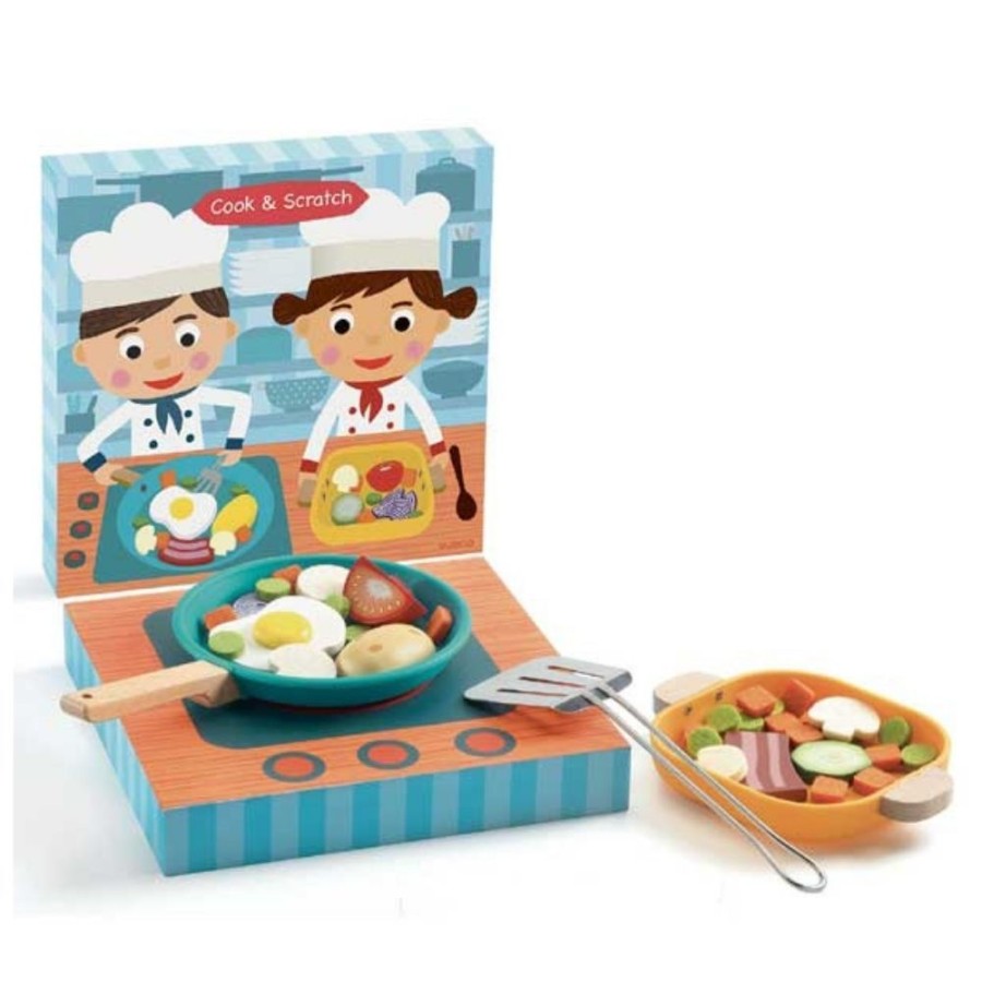 DJECO - By Collection Djeco Pretend Play - Cook & Scratch | Toys Kitchen Toys And Play Foods