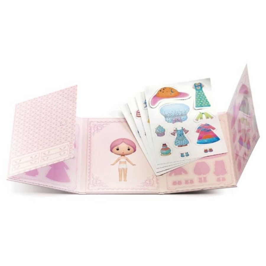 Djeco Djeco Tinyly - Miss Lilypink - Removable Stickers | Toys Djeco Tinyly