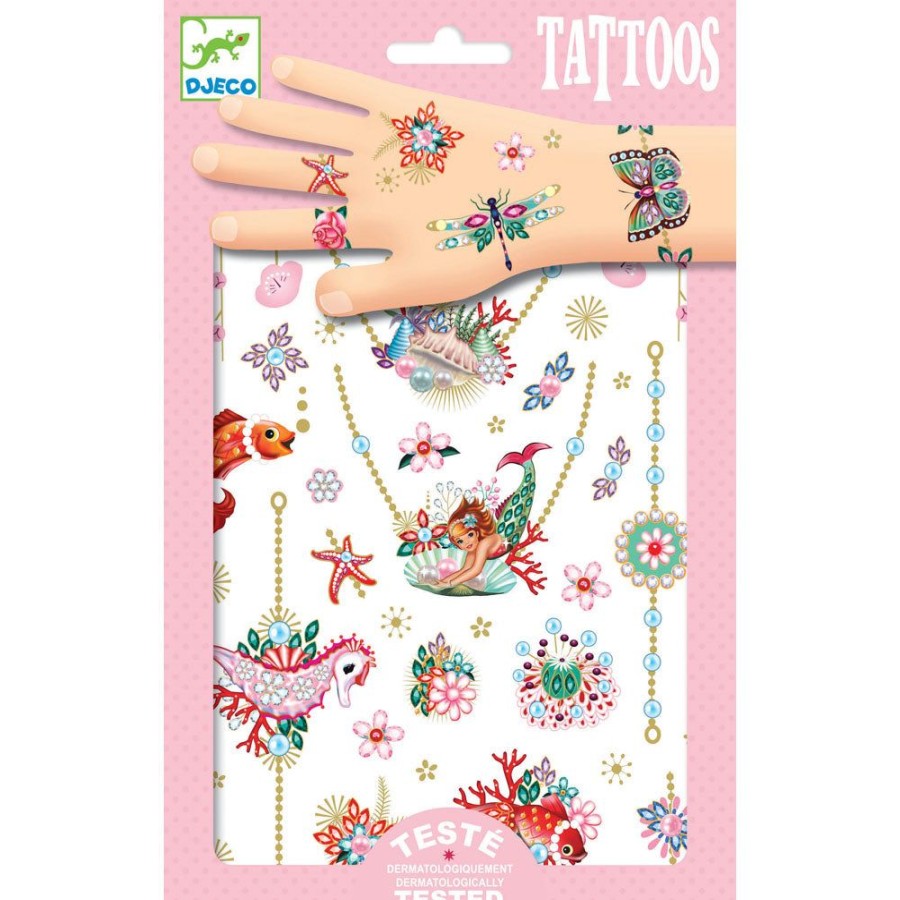 Djeco Djeco Tattoos Fiona'S Jewels | Crafts For Kids Stickers And Transfers