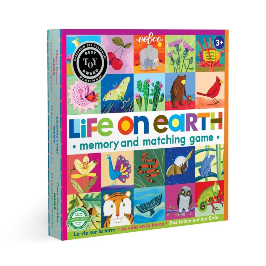 eeBoo Eeboo Life On Earth - A Memory & Matching Game | Toys Family Games