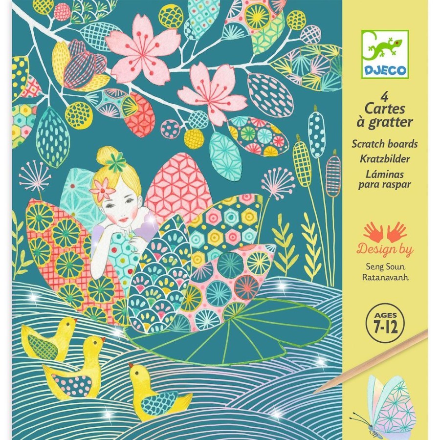 Djeco Djeco Scratch Cards - The Pond | Crafts For Kids Scratch Art