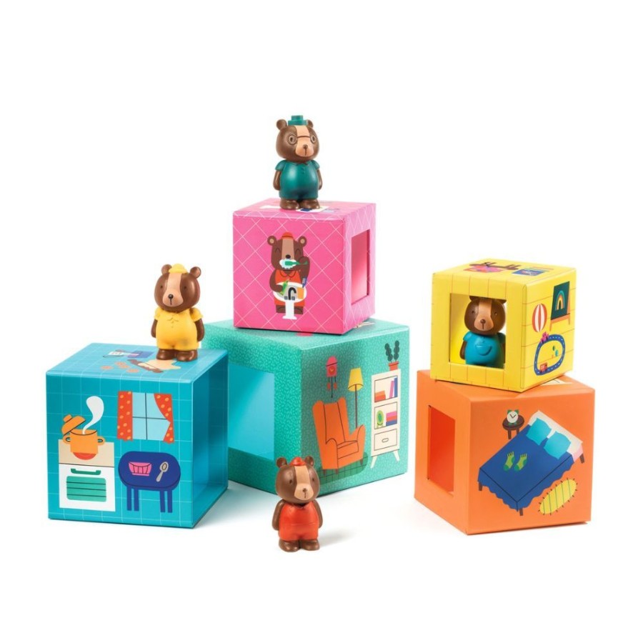 Djeco Djeco Stacking Blocks - Topanihouse | Toys Preschool Toys