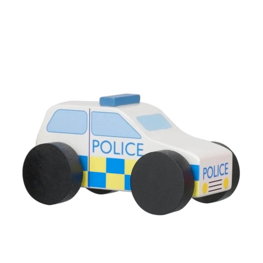 Orange Tree Toys Orange Tree Toys - Police Car Wooden Toy | Toys Eco-Friendly Wooden Toys