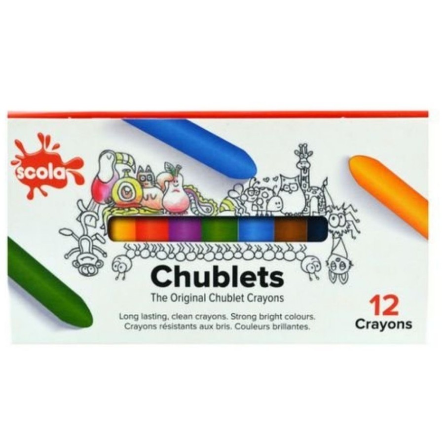 Scola Scola Chublets X 12 | Kids Art Art Supplies And Easels