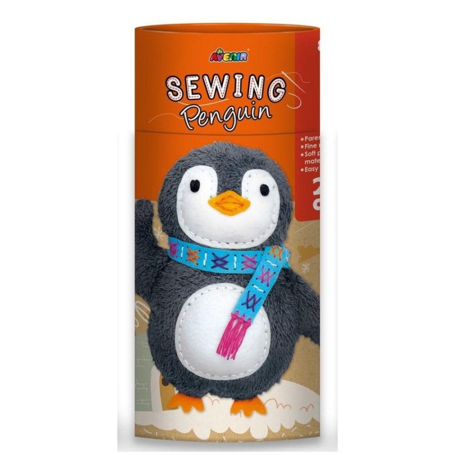 Avenir Arts and Crafts Avenir Diy Sewing Kit - Penguin | Sew & Knit Childrens Sewing Kits