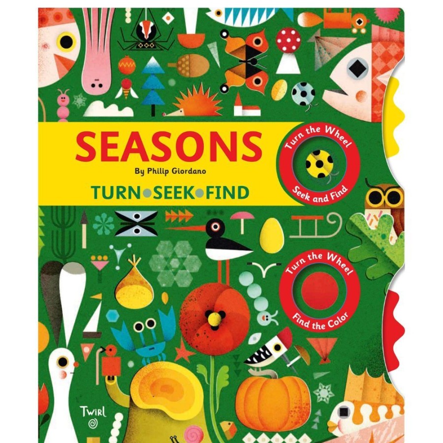 Petit Collage Twirl, Seek & Find Book - Seasons | Toys Books