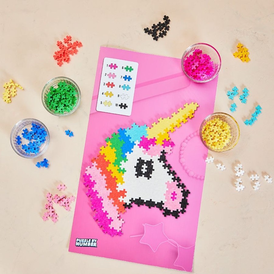 Plus Plus Plus Plus - Puzzle By Numbers - Unicorn | Crafts For Kids Making & Modelling