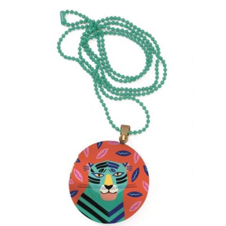 Djeco Djeco Lovely Paper - Lovely Surprise Feline Locket Necklace | Sew & Knit Beads & Jewellery Making