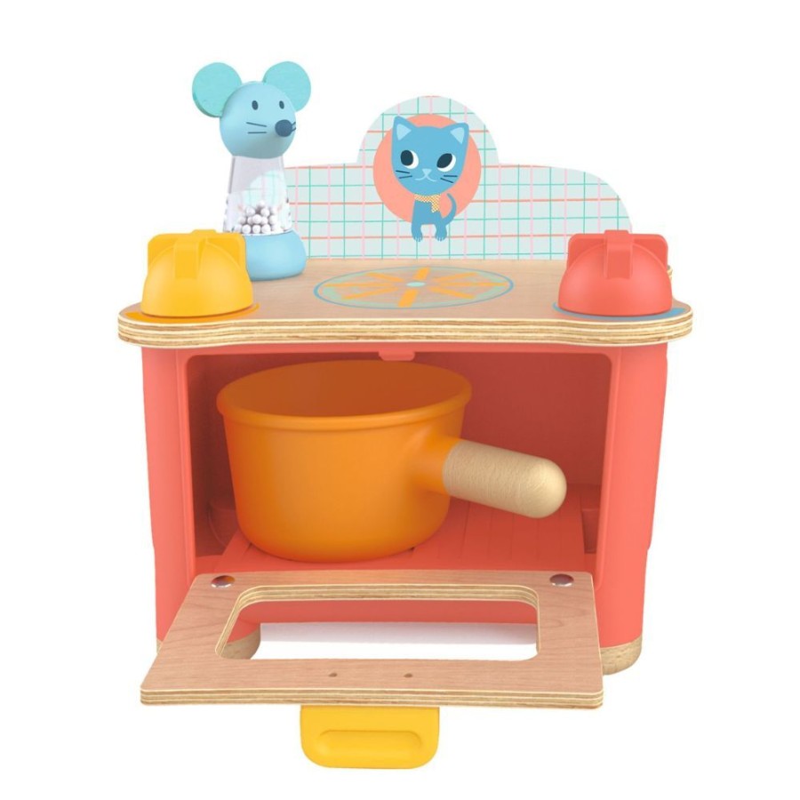 Djeco Djeco Kitchen Toys - Kitten Stove | Toys Role Play Toys