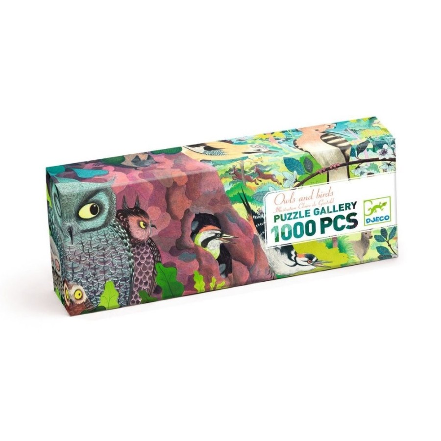 Djeco Djeco Gallery Puzzle - Owls & Birds 1000 Pcs | Toys Jigsaw Puzzles