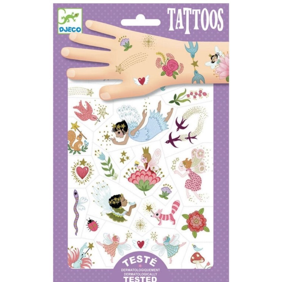 Djeco Djeco Fairy Friends Tattoos | Crafts For Kids Stickers And Transfers