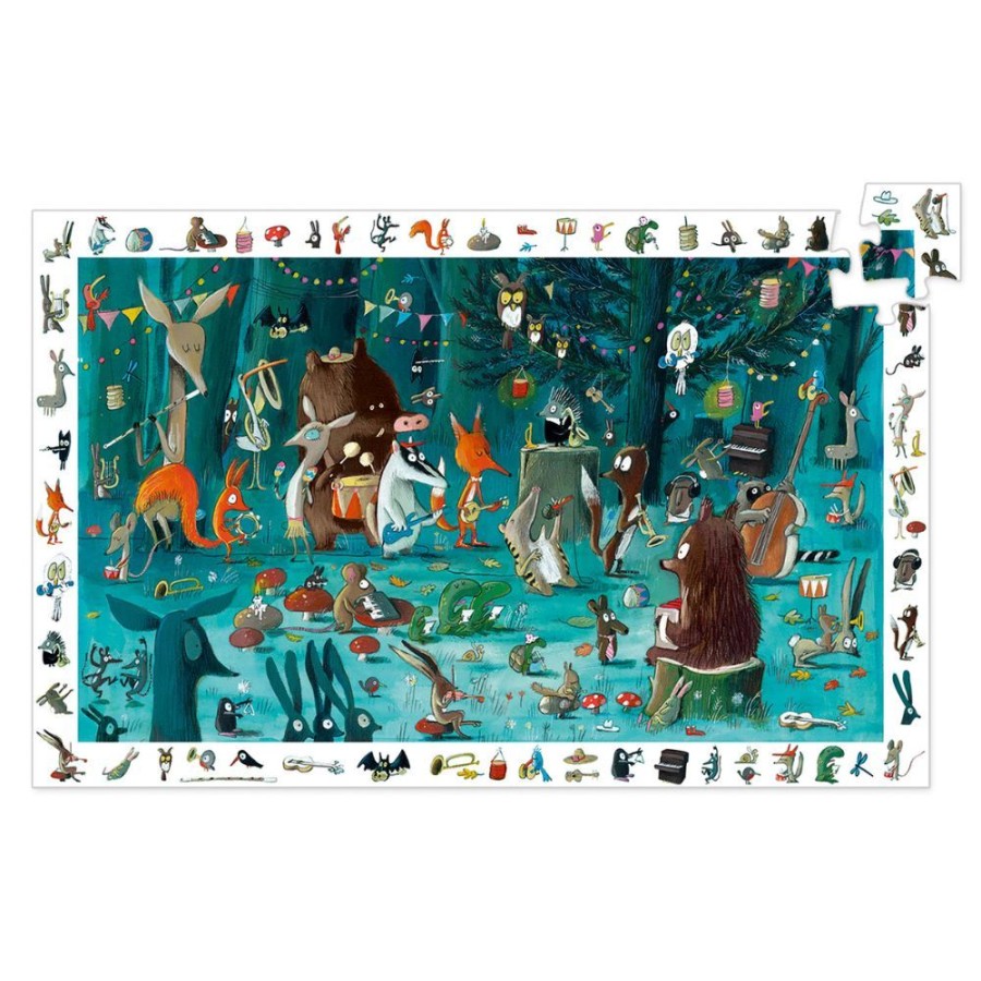 Djeco Djeco Observation Childrens Jigsaw Puzzle The Orchestra, 35 Pcs | Toys Jigsaw Puzzles