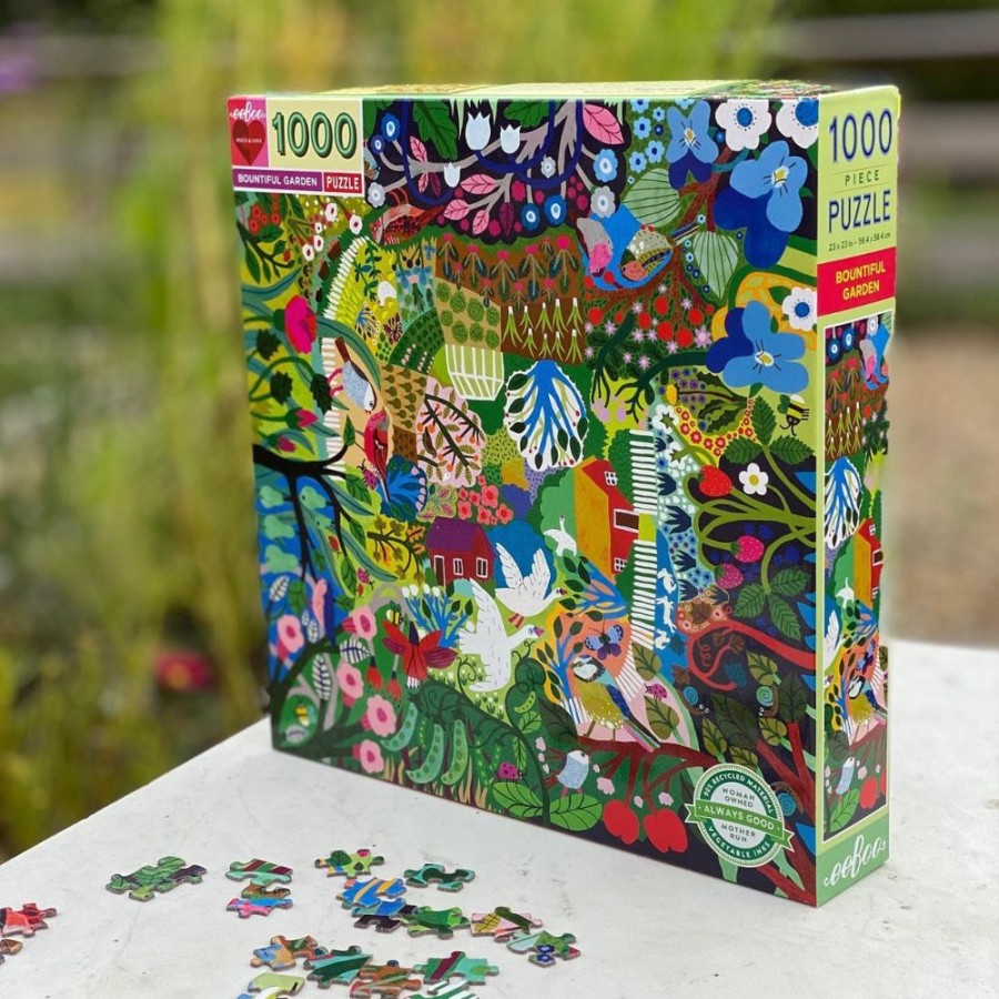 eeBoo Eeboo Bountiful Garden 1000 Piece Family Puzzle | Toys 1000 Piece Jigsaw Puzzles