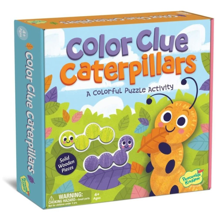 Peaceable Kingdom Peaceable Kingdom Colour Clue Caterpillars | Toys Magnetic Toys