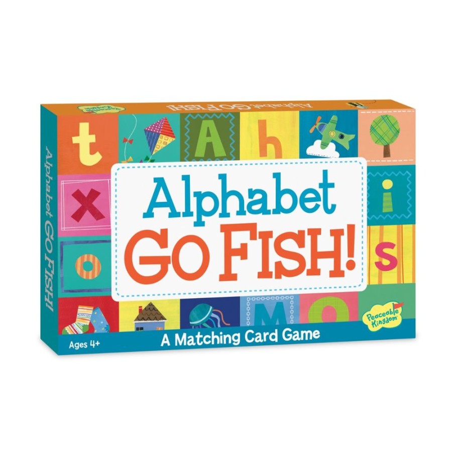 Peaceable Kingdom Peaceable Kingdom Alphabet Go Fish | Toys Family Games