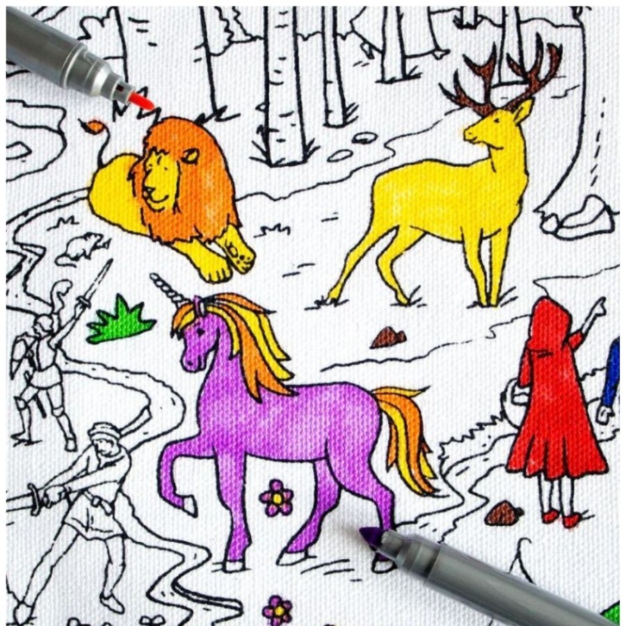 Eat Sleep Doodle Eat Sleep Doodle - Fairytales & Legends Colour In Placemat | Kids Art Colouring In & Posters