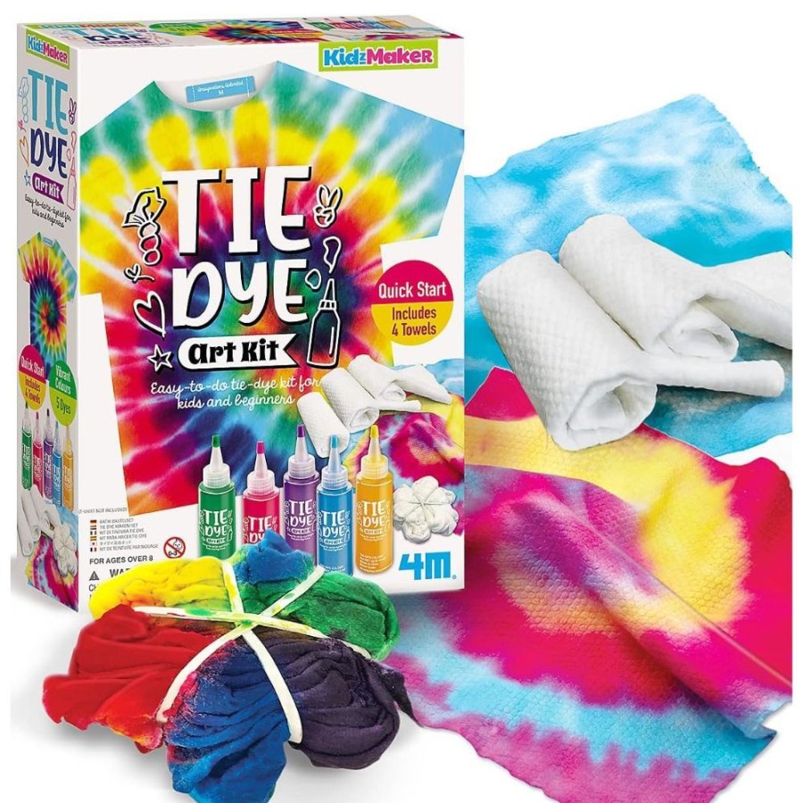 4m Kidzmaker Tie Dye Art Kit | Sew & Knit Fashion Design