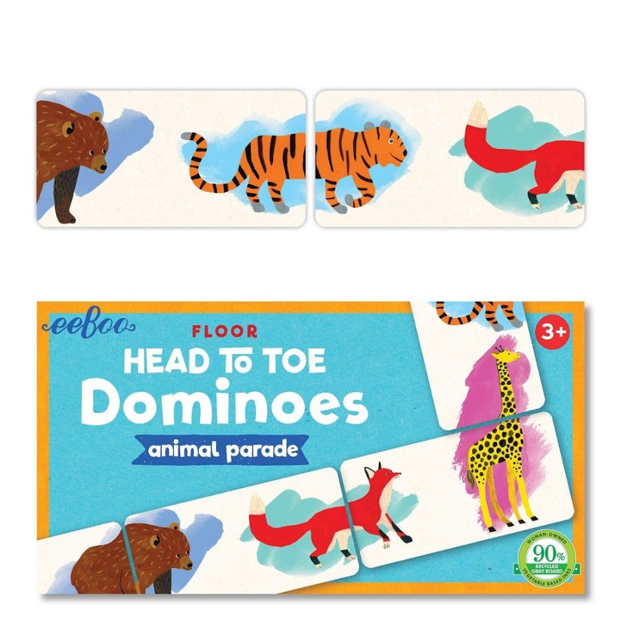 eeBoo Eeboo Head To Toe Dominoes | Toys Family Games