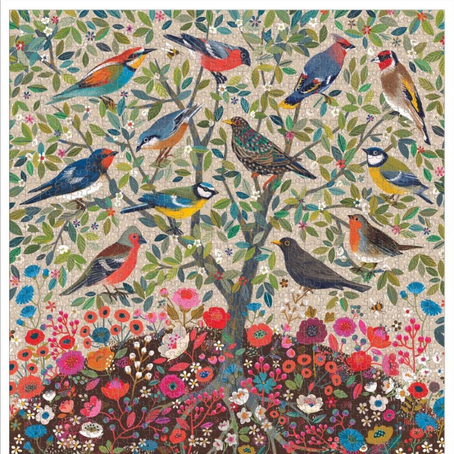 eeBoo Eeboo 1000 Piece Puzzle - Songbirds Tree | Toys Jigsaw Puzzles