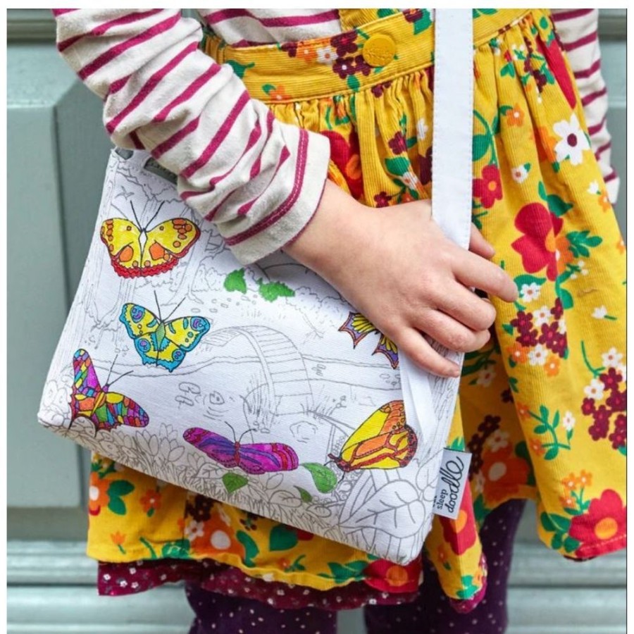 Eat Sleep Doodle Eat Sleep Doodle - Butterfly Crossbody Colour In Bag | Kids Art Colouring In & Posters