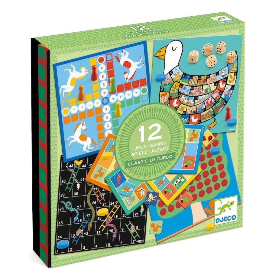 Djeco Djeco Classic Box Of Family Games 4 Years + | Toys Board Games