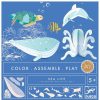 Djeco Djeco Colour, Assemble, Play - Sea Life | Crafts For Kids Paper Modelling