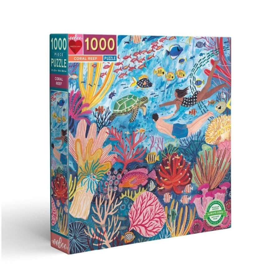 eeBoo Eeboo 1000 Piece Puzzle - Coral Reef | Toys 1000 Piece Jigsaw Puzzles