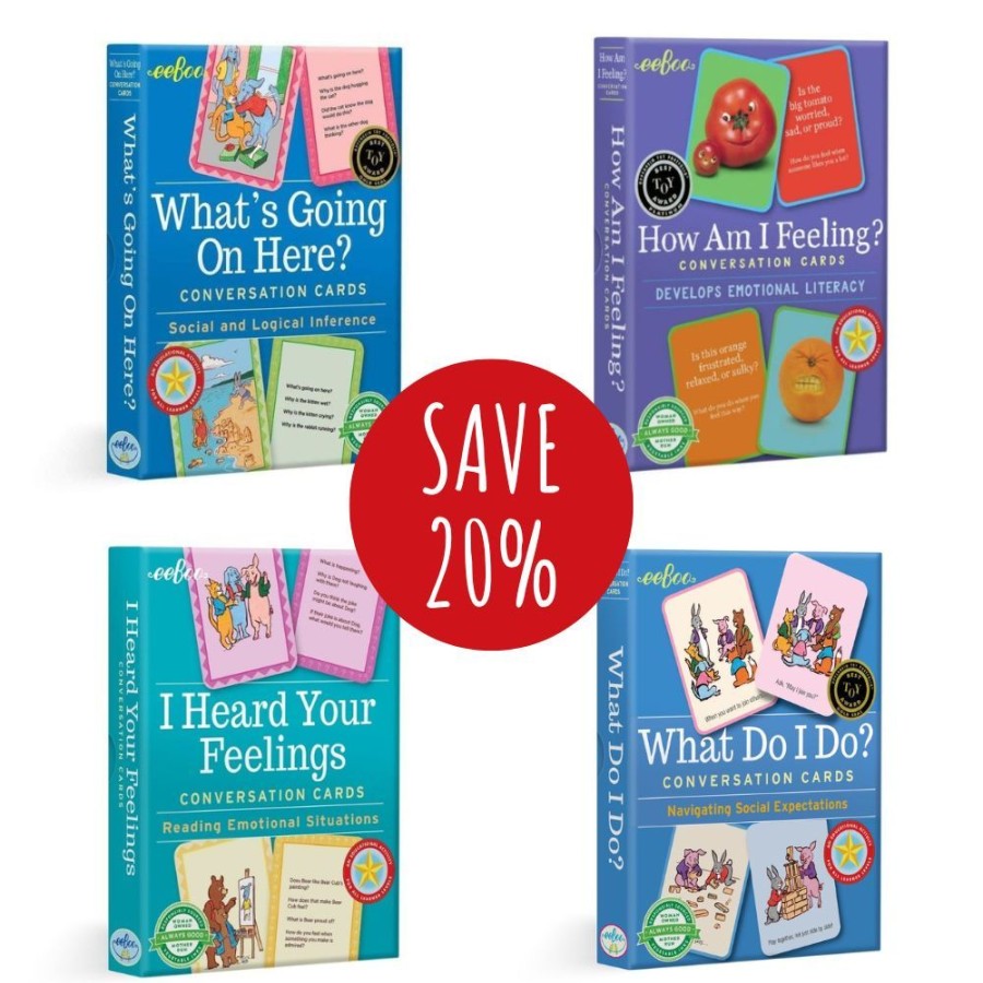 eeBoo Eeboo Conversation Cards Bundle - Save 20% | Toys Learning Toys