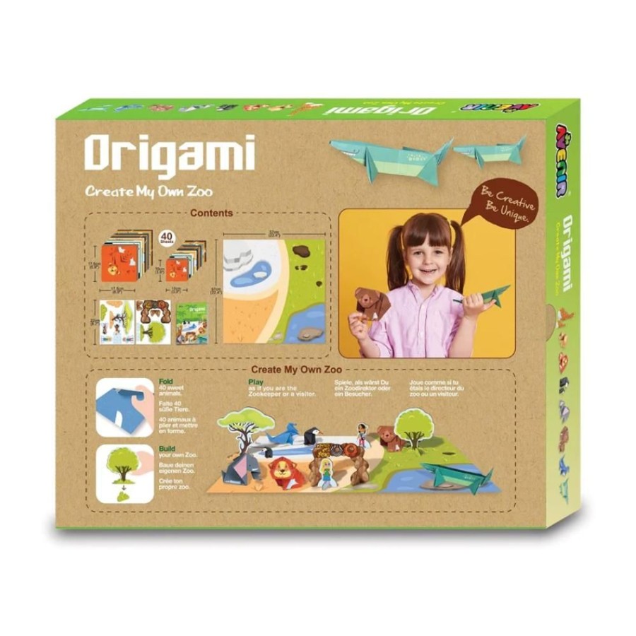 Avenir Arts and Crafts Avenir Origami Kit - Create My Own Zoo | Crafts For Kids Making & Modelling