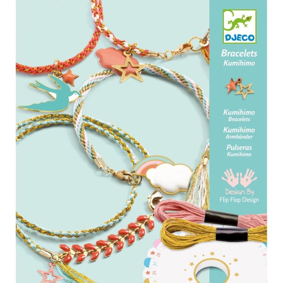 Djeco Djeco Kumihimo Bracelets - Celeste | Sew & Knit Beads & Jewellery Making