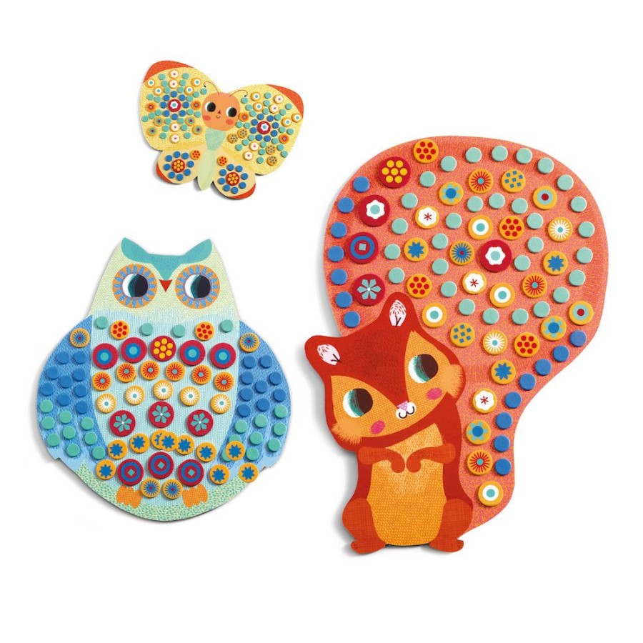 Djeco Djeco Milfiori Mosaic Kit For Children | Crafts For Kids Collages