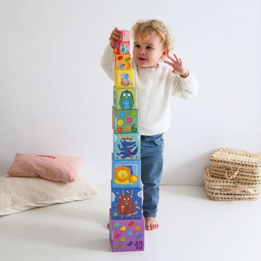 Djeco Djeco Blocks - Rainbow | Toys Toys For Babies