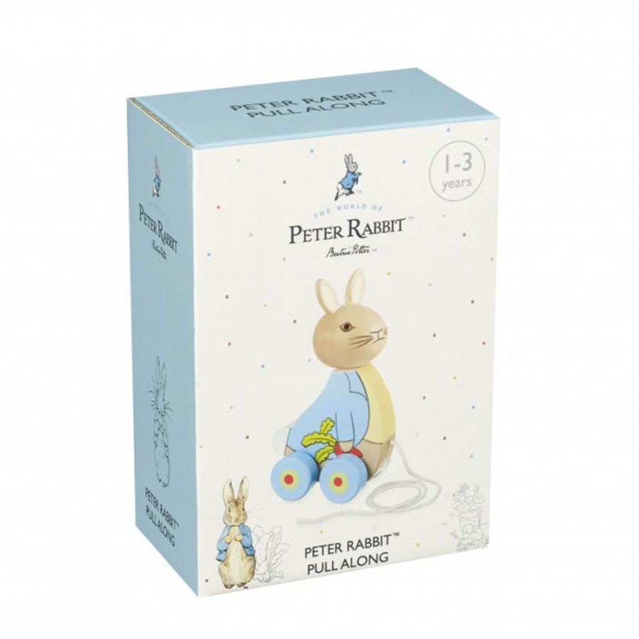 Orange Tree Toys Orange Tree Toys Pull Along Wooden Peter Rabbit | Toys Wooden Pull And Push Toys