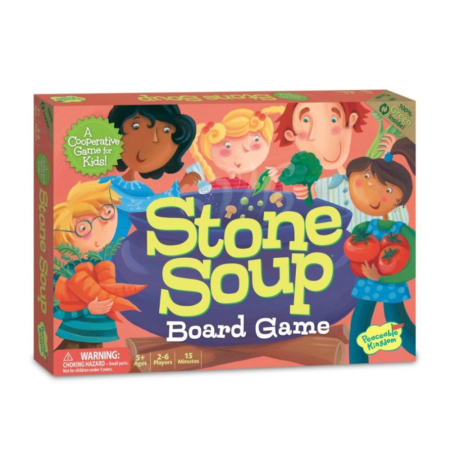 Peaceable Kingdom Stone Soup - A Peaceable Kingdom Cooperative Game | Toys Board Games