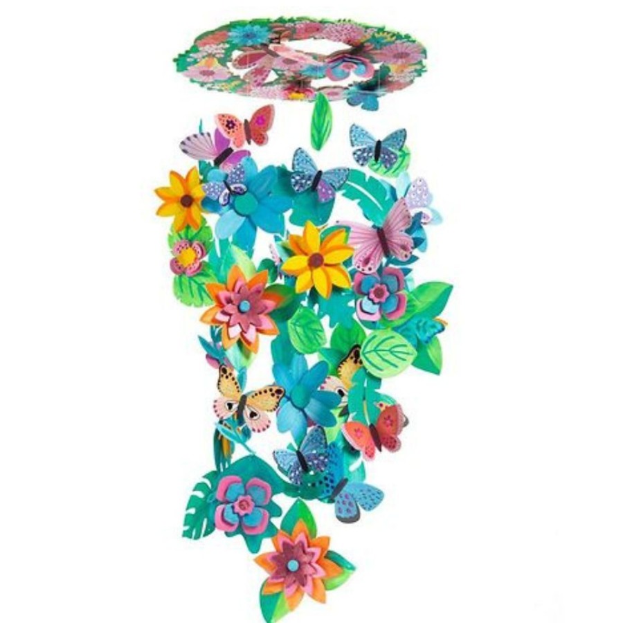 Djeco Djeco Do It Yourself - Springtime Decorative Mobile To Paint 7 Yrs + | Crafts For Kids Creative Kits For Older Children